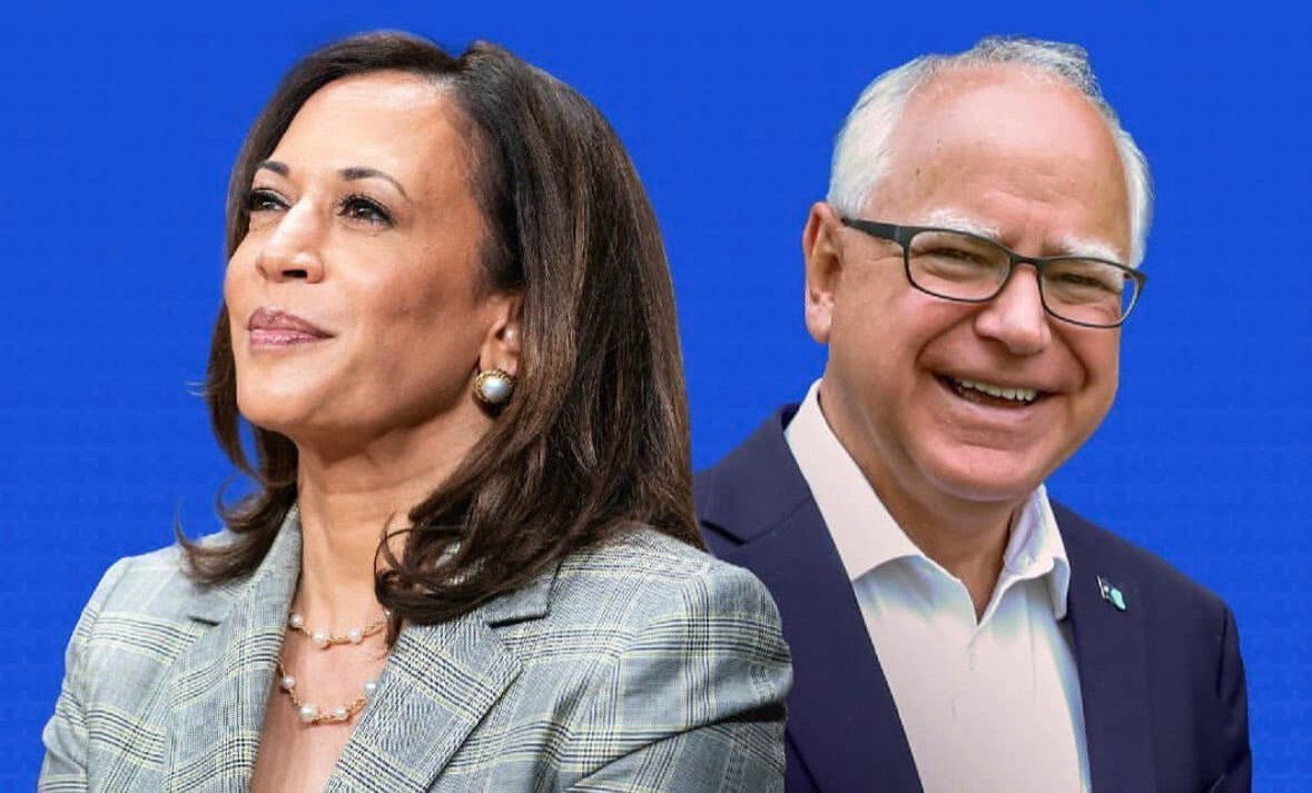 Vice President Kamala Harris and Governor Tim Walz